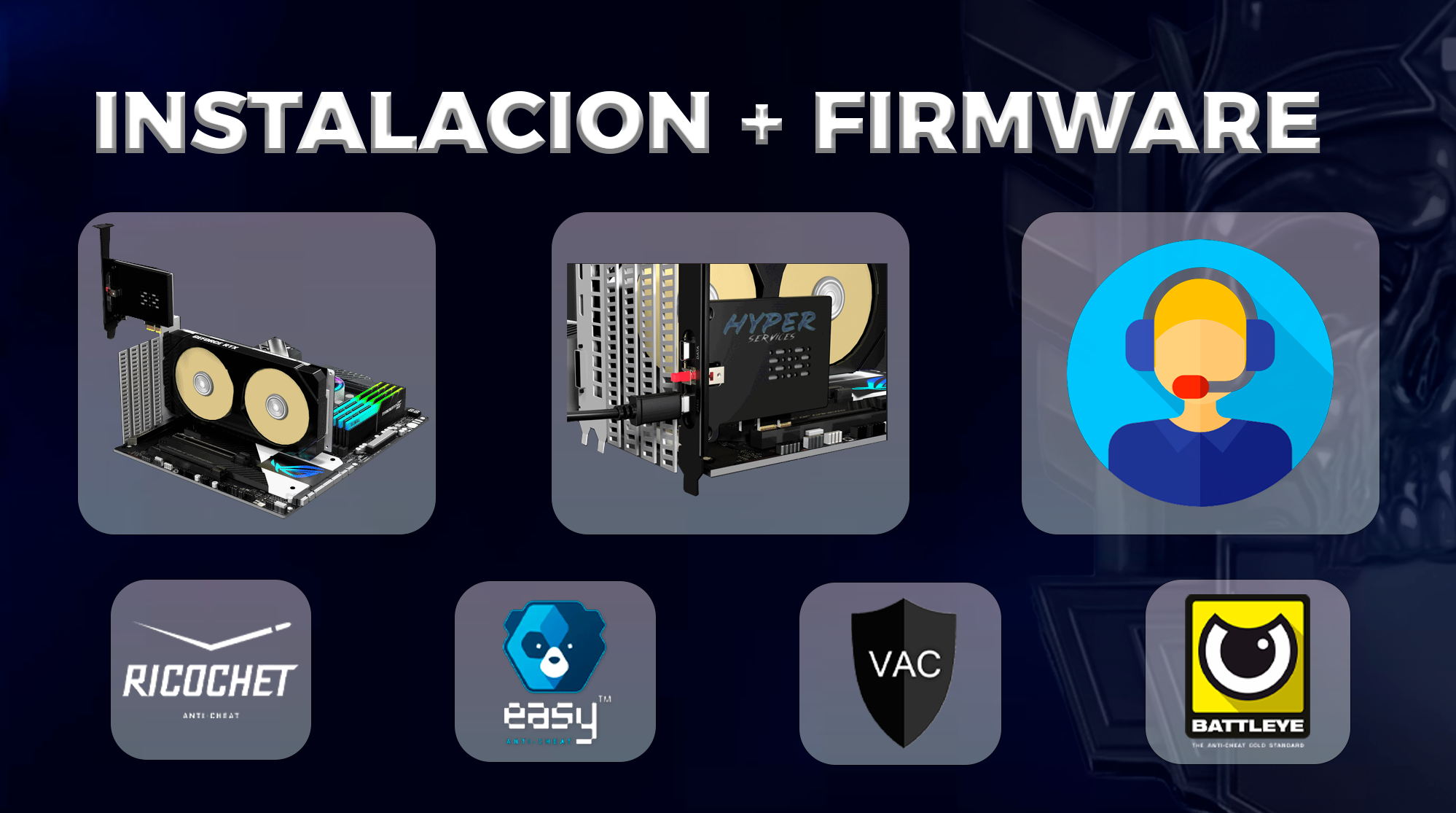 INSTALACION + FIRMWARE